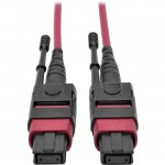 Tripp Lite MTP/MPO Multimode Patch Cable, Magenta, 5 m N845-05M-12-MG