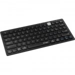 Kensington Multi-Device Dual Wireless Compact Keyboard - Black/Silver K75502US