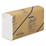 Scott 1840 Multi-Fold Paper Towels, 9 1/5 x 9 2/5, White, 250/Pack, 16 Packs/Carton KCC01840