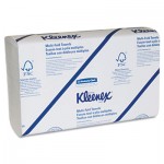 Kleenex Multi-Fold Paper Towels, 9 1/5 x 9 2/5, White, 150/Pack, 8 Packs/Carton KCC02046