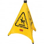 Rubbermaid Commercial Multi-Lingual Caution Safety Cone 9S0000YWCT