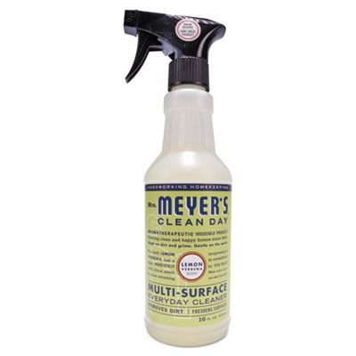 Mrs. Meyer's 663026 Multi Purpose Cleaner, Lemon Scent, 16 oz Spray Bottle, 6/Carton SJN323569