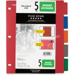 Multicolor 5-tab Binder Dividers 20040