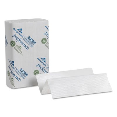 Georgia Pacific Multifold Paper Towels, 9 1/4 x 9 2/5, White, 250/Pack, 16 Packs/Carton GPC20389