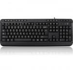Adesso Multimedia Desktop Keyboard with 3-Port USB Hub AKB-132HB