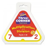 TREND Multiplication/Division Three-Corner Flash Cards, 8 and Up, 48/Set TEPT1671