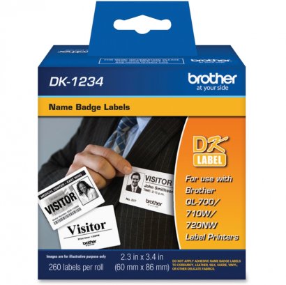 Brother Name Badge Label DK1234