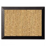 MasterVision Natural Cork Bulletin Board, 24x18, Cork/Black BVCSF0422581012