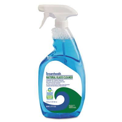 Natural Glass Cleaner, 32 oz Trigger Bottle, 12/Carton BWK37112G