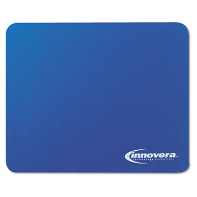 IVR52447 Natural Rubber Mouse Pad, Blue IVR52447