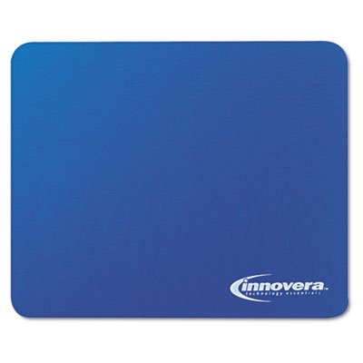 IVR52447 Natural Rubber Mouse Pad, Blue IVR52447