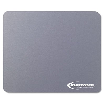 IVR52449 Natural Rubber Mouse Pad, Gray IVR52449