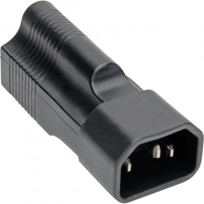 Tripp Lite NEMA 5-15R to C14 Power Cord Adapter - 10A, 125V, Black P002-000