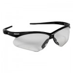 KleenGuard 3000354 Nemesis Safety Glasses, Black Frame, Clear Lens KCC25676