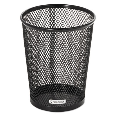 Rolodex Nestable Jumbo Wire Mesh Pencil Cup, 4 3/8 dia. x 5 2/5, Black ROL62557