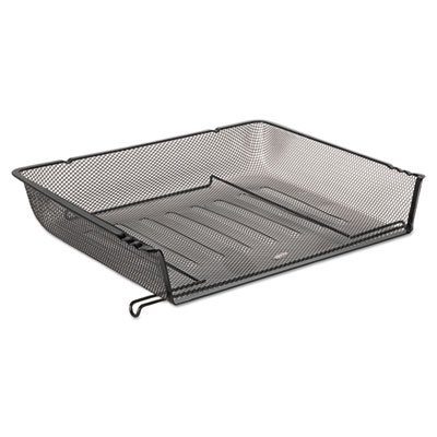 Nestable Mesh Stacking Side Load Letter Tray, Wire, Black ROL62555