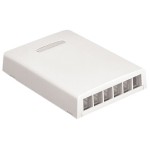 Panduit NetKey 6 Sockets Surface Mounting Box NK6BXWH-AY