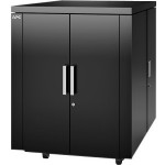 APC by Schneider Electric NetShelter CX 18U 750 mm Wide x 1130 mm Deep Enclosure Black Finish AR4018X429