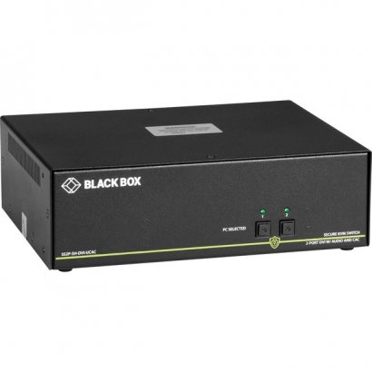 Black Box NIAP 3.0 Secure 2-Port Single-Head DVI-I KVM Switch SS2P-SH-DVI-U