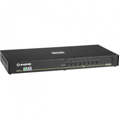 Black Box NIAP 3.0 Secure 8-Port Single-Head DVI-I KVM Switch SS8P-SH-DVI-U