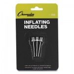 Champion Sports Nickel-Plated Inflating Needles for Electric Inflating Pump, 3/Pack CSIINB