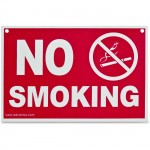 Advantus No Smoking Wall Sign 83639