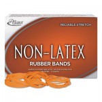 Alliance Non-Latex Rubber Bands, Size 54 (Assorted), 0.04" Gauge, Orange, 1 lb Box ALL37546