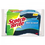 Scotch-Brite Non-Scratch Multi-Purpose Scrub Sponge, 4 2/5 x 2 3/5, Blue, 3/Pack MMMMP38D