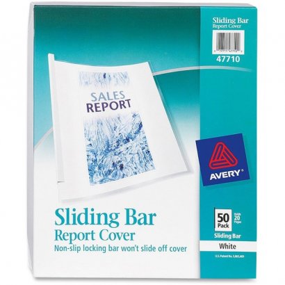Avery Non-Slip Sliding Bar Report Cover FS11C50P