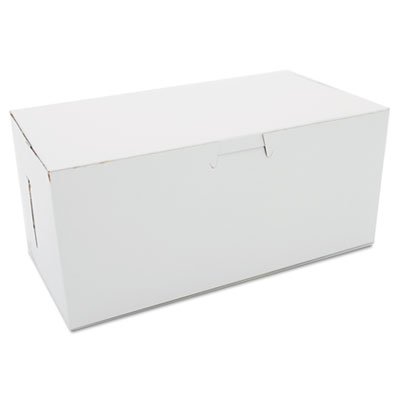 SCH 0949 Non-Window Bakery Boxes, 9 x 5 x 4, White, 250/Carton SCH0949