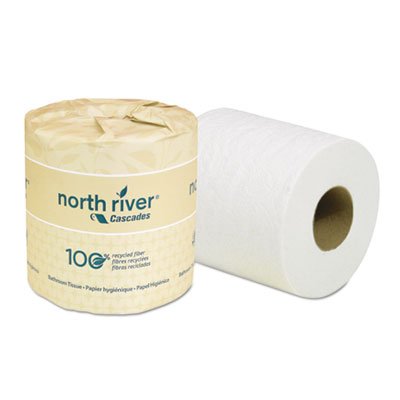 North River Standard Bathroom Tissue, 2-Ply, 4 x 3 3/16, 500/Roll, 96/Carton CSD4064