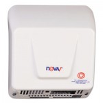 NOVA Hand Dryer, 110-240V, Aluminum, White WRL083000000