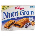 Kellogg's Nutri-Grain Cereal Bars, Blueberry, Indv Wrapped 1.3oz Bar, 16/Box KEB35745