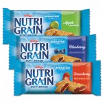 Kellogg's 3800005872 Nutri-Grain Soft Baked Breakfast Bars, Asstd: Apple, Blueberry, Strawberry, 1.3 oz Bar, 48/Carton KEB05872