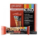 KIND Nuts and Spices Bar, Honey Roasted Nuts/Sea Salt, 1.4 oz Bar, 12/Box KND19990