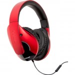 SYBA Multimedia Oblanc (Red/Black) Subwoofer Headphone w/In-line Microphone OG-AUD63072