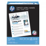 HP Office Ultra-White Paper, 92 Bright, 20lb, 8-1/2 x 11, 500/Ream, 10/Carton HEW112101