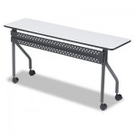 Iceberg OfficeWorks Mobile Training Table, 60w x 18d x 29h, Gray/Charcoal ICE68057