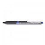 Pentel Oh! Gel Retractable Gel Pen, Medium 0.7mm, Blue Ink, Black Barrel, Dozen PENK497C