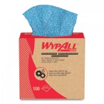 WypAll Oil, Grease and Ink Cloths, POP-UP Box, 8 4/5 x 16 4/5, Blue, 100/Box, 5