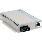 Omnitron Systems OmniConverter GPoE+/SE PoE+ SC Multimode 550m US AC Powered 9482-0-11
