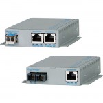 Omnitron Systems OmniConverter GPoE+/SE Transceiver/Media Converter 9499-0-21W