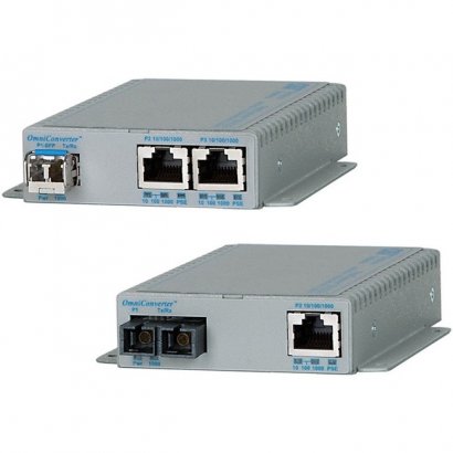 Omnitron Systems OmniConverter GPoE/SE Transceiver/Media Converter 9460-0-11W