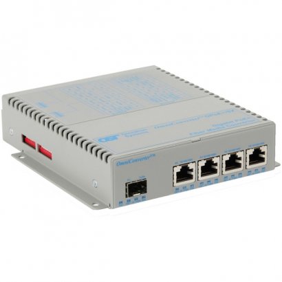Omnitron Systems OmniConverter GPoE+/Sx Ethernet Switch 9459-0-14-9Z