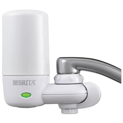 Brita On Tap Faucet Water Filter System, White CLO42201