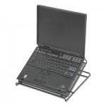 Safco Onyx Mesh Laptop Stand, 12.25" x 12.25" x 2", Black SAF2161BL
