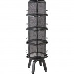 Safco Onyx Mesh Rotating Magazine Stand 5580BL