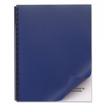 GBC 2514494P Opaque Plastic Presentation Binding System Covers, 11 x 8 1/2, Navy, 50/Pack GBC2514494