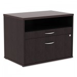 Open Office Series Low File Cabinet Credenza, 29 1/2 x 19 1/8 x 22 7/8, Espresso ALELS583020ES