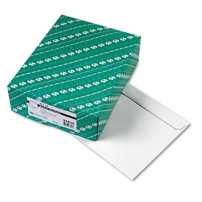 Quality Park Open Side Booklet Envelope, Contemporary, 13 x 10, White, 100/Box QUA37613